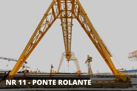 NR 11- Operação de Ponte Rolante e Talha elétrica – Teórico -16 horas